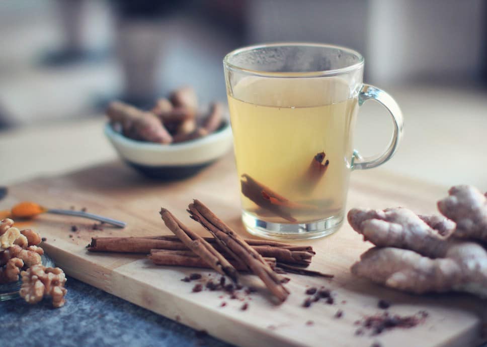 Cinnamon-Ginger Tea for Menstrual Difficulties